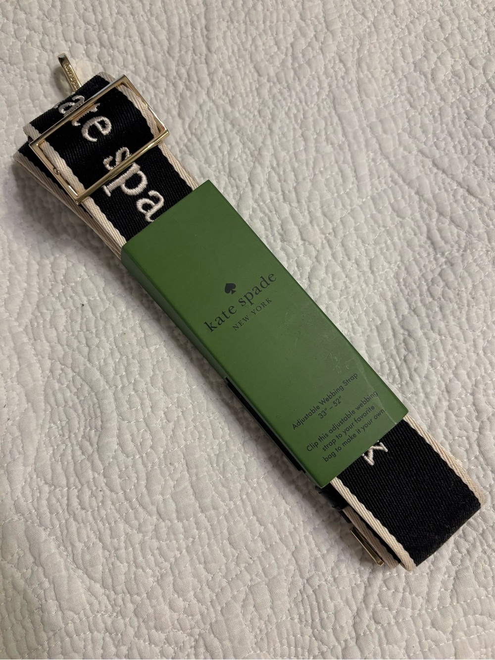 Kate Spade Adjustable Guitar Purse Strap